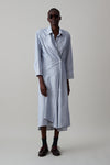 JONES SHIRTDRESS | BLUE TICKING STRIPE