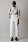 LESLIE PANT | OPTIC WHITE WASHED TWILL