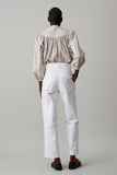 LESLIE PANT | OPTIC WHITE WASHED TWILL