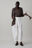 BRADY TROUSER | CREAM TENCEL LINEN