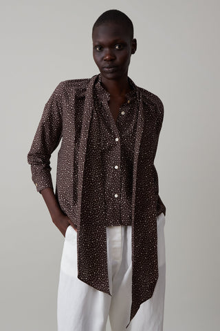 DAISY SHIRT | CHOCOLATE DOT