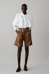 WILLIAM SHORT | BROWN PLAID LIGHT WOOL