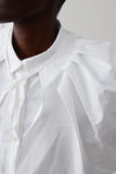 ALICE SHIRT WITH SCARF | WHITE POPLIN