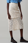 LAKSHMI SKIRT | EGRET COTTON LACE