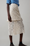 LAKSHMI SKIRT | EGRET COTTON LACE