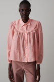 ROBERTA SHIRT | PINK HOP GINGHAM