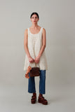 JEANINE DRESS | EGRET COTTON LACE