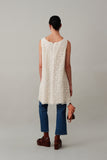 JEANINE DRESS | EGRET COTTON LACE