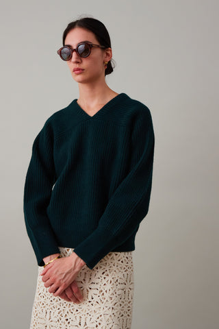 ERIN SWEATER | FOREST WOOL