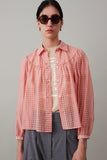 ROBERTA SHIRT | PINK HOP GINGHAM