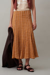 DIYA SKIRT | GINGER GAUZE PLAID