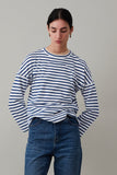 MILES SHIRT | BLUE AND WHITE STRIPE