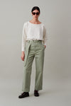 LESLIE PANT | DIRTY MINT TWILL