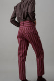 HANSON PANT | MAUVE COTTON STRIPE